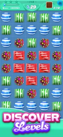 Candy Crush Soda Saga gameplay screenshot from the official store listing